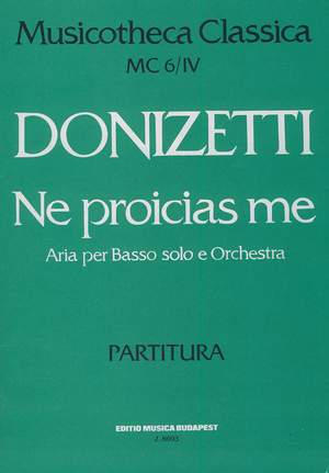 Donizetti: Ne Proicias me