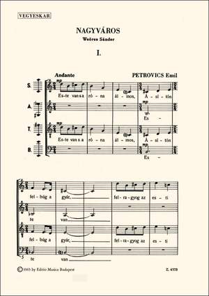 Petrovics, Emil: Nagyvaros