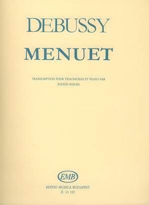 Debussy: Menuett vcl/pf