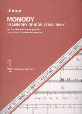 Jeney, Zoltan: Monody
