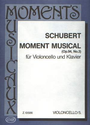 Schubert, Franz: Moment Musical Op93/3