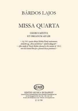 Bardos, Lajos: Missa quarta