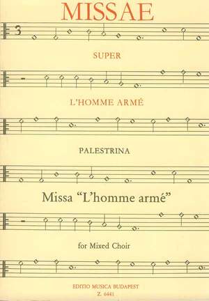Palestrina, Giovanni  P: Missa L'homme arme