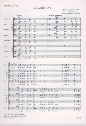 Bach, Johann Christian: Magnificat