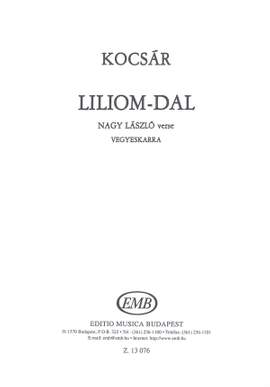 Kocsar, Miklos: Liliom-dal
