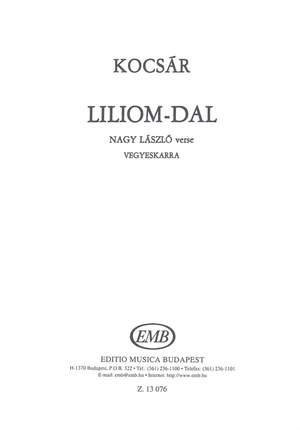Kocsar, Miklos: Liliom-dal