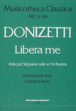 Donizetti, Gaetano: Libera me MC 6/5a