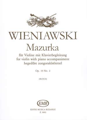 Wieniawski, Henryk: Mazurka No. 2