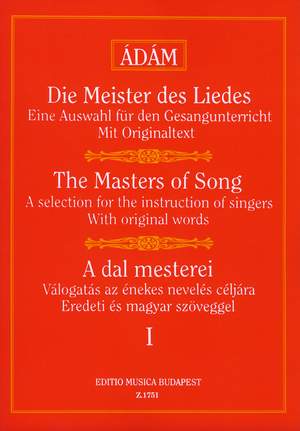 Various: Masters of Song, The Vol.1