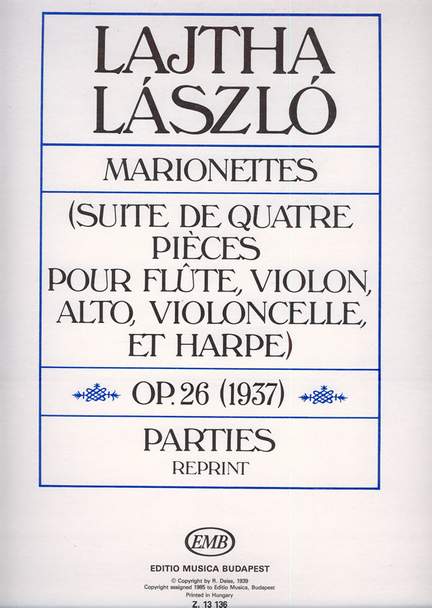 Lajtha, Laszlo: Marionettes