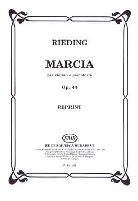 Rieding, Oscar: Marcia per violino e pianoforte
