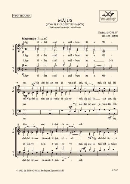 Morley, Thomas: Majus