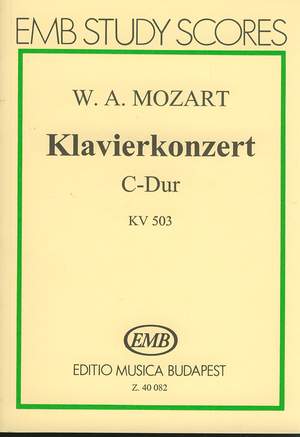 Mozart, Wolfgang Amadeus: Klavierkonzert C-Dur KV 503