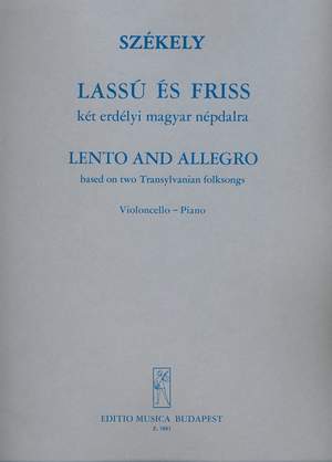 Szekely, Endre: Lento and Allegro
