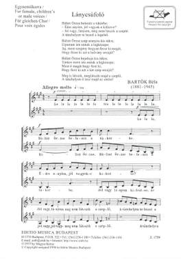 Bartok, Bela: Leanycsufolo