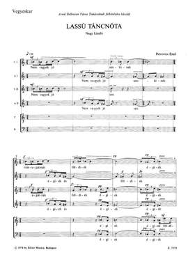 Petrovics, Emil: Lassu tancnota