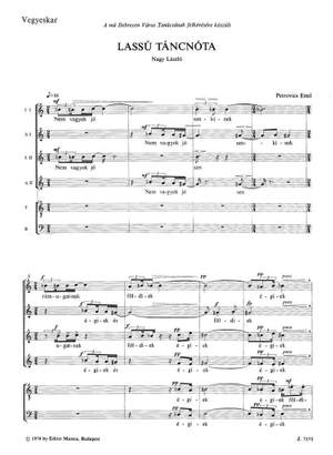 Petrovics, Emil: Lassu tancnota