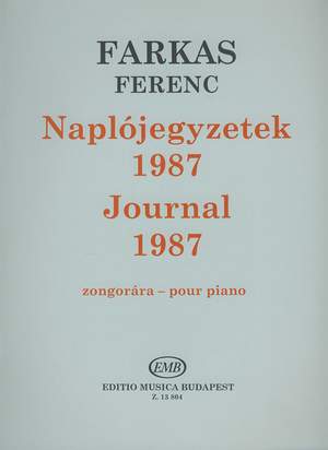 Farkas, Ferenc: Journal 1987