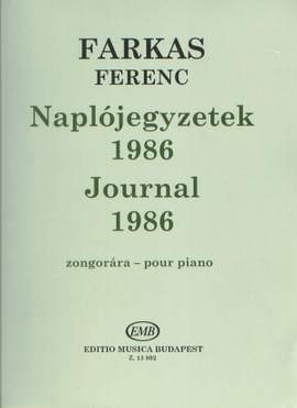 Farkas, Ferenc: Journal 1986