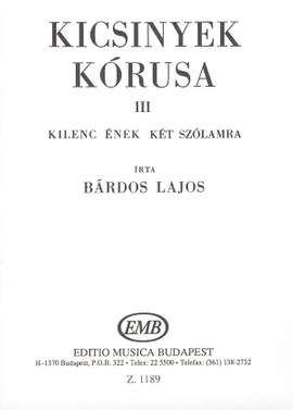Bardos, Lajos: Kicsinyek korusa Vol.3