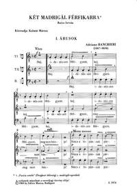 Banchieri, Adriano: Ket madrigal ferfikarra