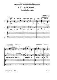 Huszar, Lajos: Ket madrigal