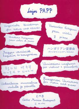 Papp, Lajos: Hungarian Variations