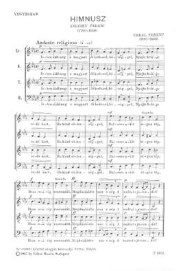 Erkel, Ferenc: Hungarian National Anthem