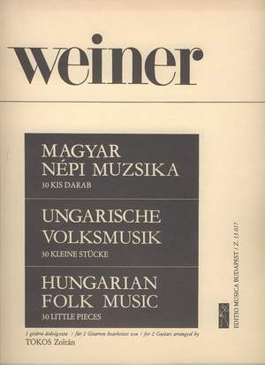 Weiner, Leo: Hungarian Folk Music