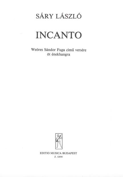 Sary, Laszlo: Incanto