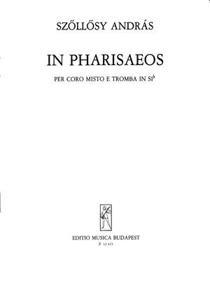 Szollosy, Andras: In Pharisaeos