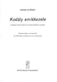 Ranki, Gyorgy: In memoriam Zoltan Kodaly