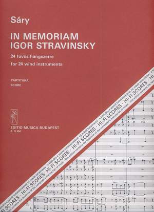 Sary, Laszlo: In memoriam Igor Stravinsky