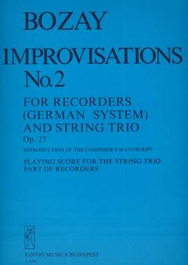 Bozay, Attila: Improvisations No. 2