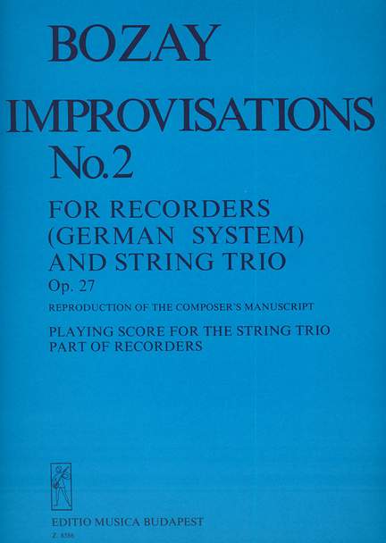 Bozay, Attila: Improvisations No. 2