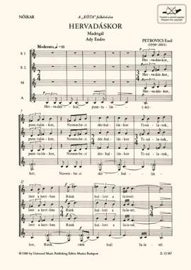 Petrovics, Emil: Hervadaskor