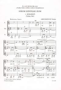 Abrudbanyay, Zoltan: Harom leanykari alom