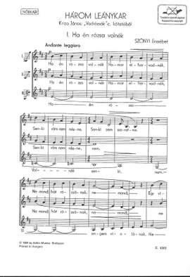 Szonyi, Erzsebet: Harom leanykar