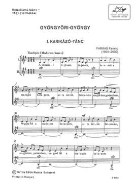 Farkas, Ferenc: Gyongyori-gyongy