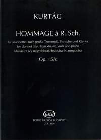 Kurtag, Gyorgy: Hommage R. Schumann (score and parts)
