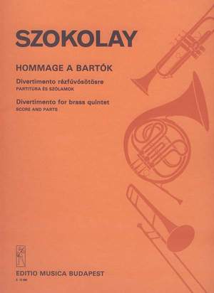 Szokolay, Sandor: Hommage a Bartok