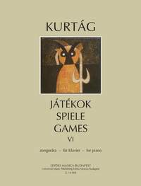 Kurtág György: Játékok (Games) Volume VI