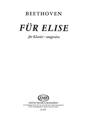 Beethoven, Ludwig van: Fur Elise
