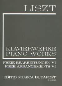Liszt: Free Arrangements VI (paperback)