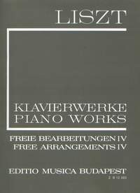 Liszt: Free Arrangements IV (paperback)
