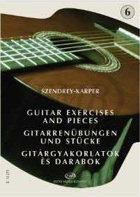 Szendrey-Karper, Laszlo: Guitar Exercises Vol.6