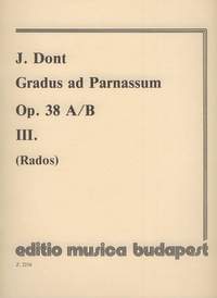 Dont, Jakob: Gradus ad Parnassum Vol.3