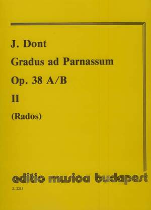 Dont, Jakob: Gradus ad Parnassum Vol.2