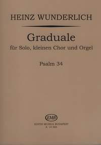 Wunderlich, Heinz: Graduale Psalm 34 (SATB)