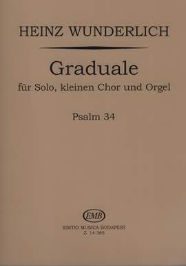 Wunderlich, Heinz: Graduale Psalm 34 (SATB)